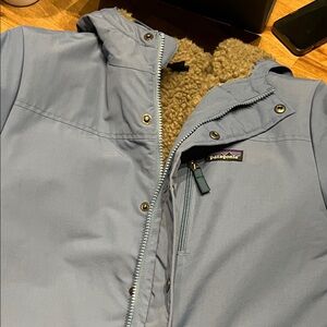 Patagonia Light Blue Fleece-Lined Jacket